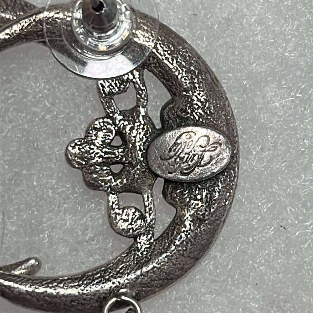 Kirk’s folly Nice half moon earrings - Picture 4 of 4